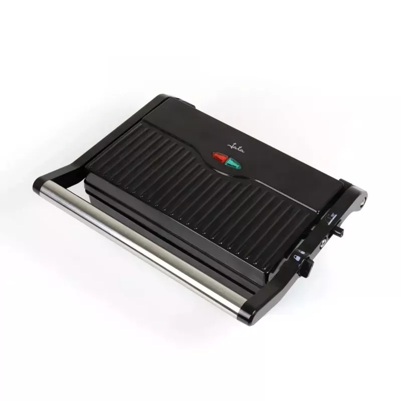 Grill kontaktowy JATA JEGR1107 1000W czarny stal nierdzewna sterowanie obrotowe