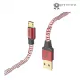 Hama Reflective kabel USB USB 2.0 1,5 m USB A Micro-USB B Czerwony