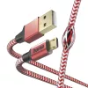 Hama Reflective kabel USB USB 2.0 1,5 m USB A Micro-USB B Czerwony