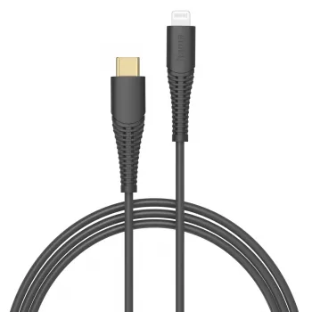 Kabel Lightning Hama 00201602 1,5 m czarny USB C 3A