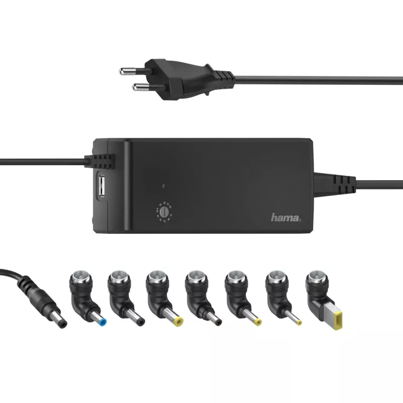 Hama 00200004 ładowarka do urządzeń mobilnych Laptop Czarny AC Wewnętrzna