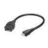 Hama 173892 kabel USB USB 2.0 0,15 m Micro-USB B USB A Czarny