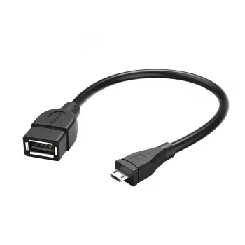 Hama 173892 kabel USB USB 2.0 0,15 m Micro-USB B USB A Czarny
