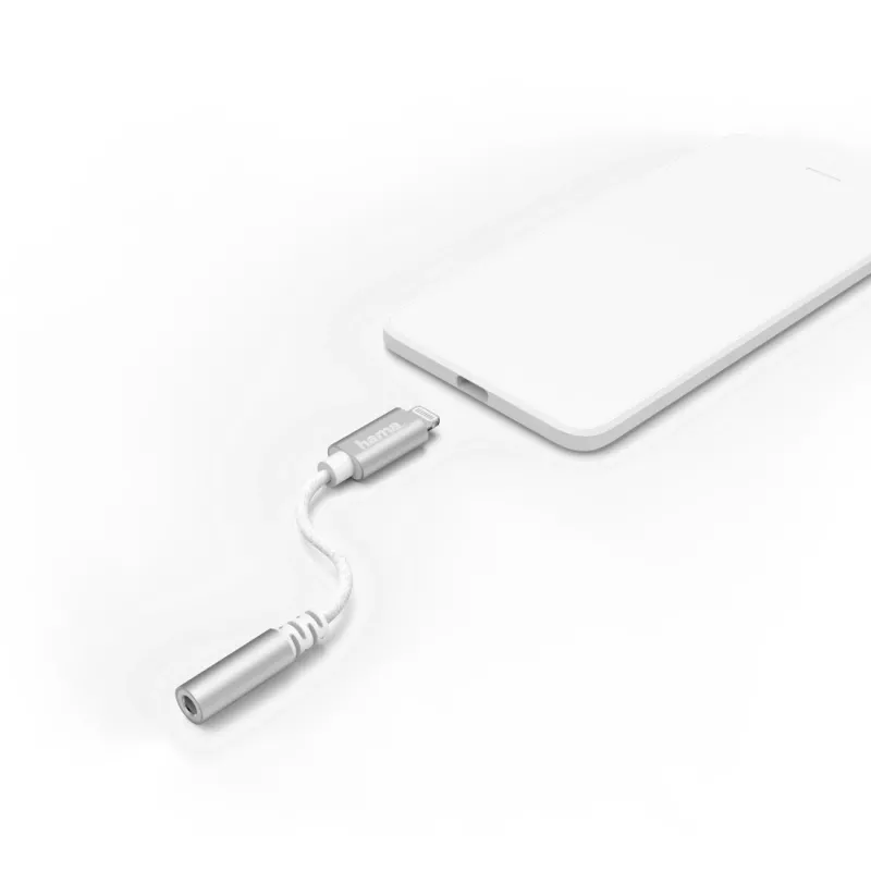 Hama 00187210 kabel Lightning biały