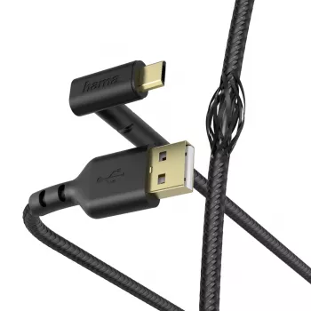 Kabel USB Hama Stand USB 2.0 1,5 m USB A Micro-USB B Czarny