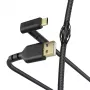 Kabel USB Hama Stand USB 2.0 1,5 m USB A Micro-USB B Czarny