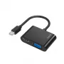 Hama 00200330 adapter wideo Mini DisplayPort HDMI + VGA (D-Sub) Czarny
