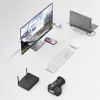 Hama 00200103 stacja dokująca/replikator portów do laptopa USB 3.2 Gen 1 (3.1 Gen 1) Type-C Szary