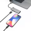 Hama 00200110 stacja dokująca/replikator portów do laptopa USB 3.2 Gen 1 (3.1 Gen 1) Type-C Szary