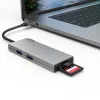 Hama 00200110 stacja dokująca/replikator portów do laptopa USB 3.2 Gen 1 (3.1 Gen 1) Type-C Szary