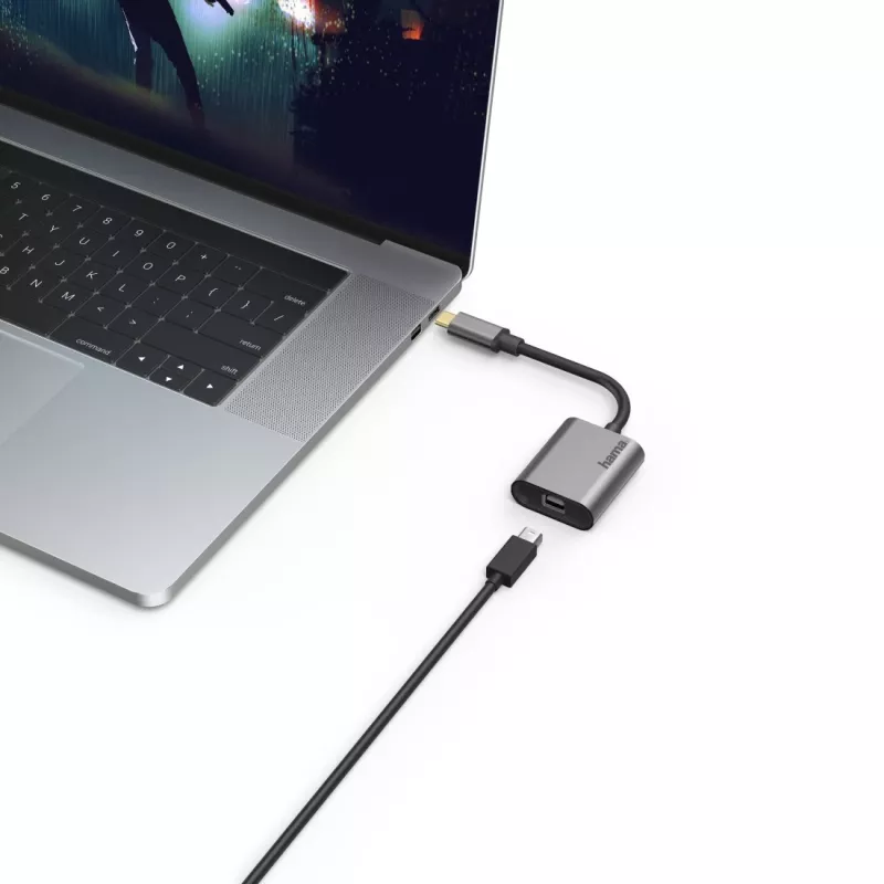 Hama 00200306 Adapter graficzny USB 4096 x 2160 pikseli Szary