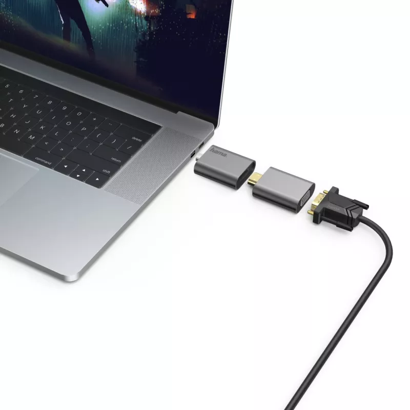 Hama 00200306 Adapter graficzny USB 4096 x 2160 pikseli Szary