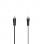 Hama 00205098 przewód audio 1,5 m RCA Czarny