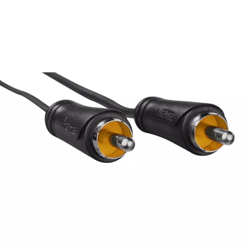 Hama 00205098 przewód audio 1,5 m RCA Czarny