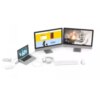 Hama Connect2Office Basic Wired USB 3.2 Gen 1 (3.1 Gen 1) Type-C antracytowy, szary