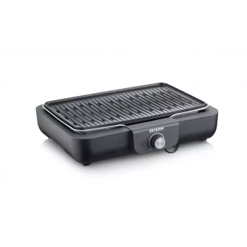 Elektryczny grill stołowy Severin PG 8556 2300 W Czarny Stal nierdzewna