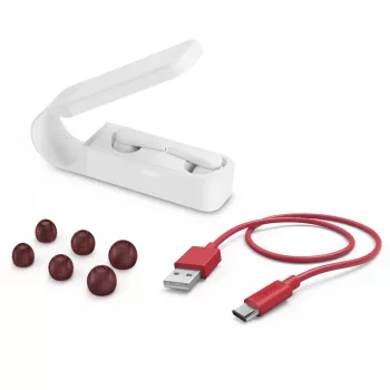 Hama Spirit Pocket Headset True Wireless Stereo (TWS) In-ear Calls/Music Bluetooth biały