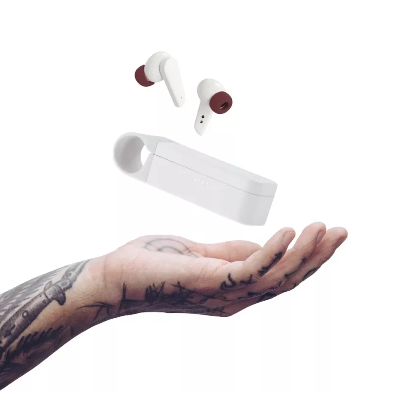 Hama Spirit Pocket Headset True Wireless Stereo (TWS) In-ear Calls/Music Bluetooth biały