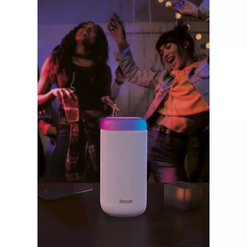 Hama Shine 2.0 Stereofoniczny głośnik przenośny Biały 30 W