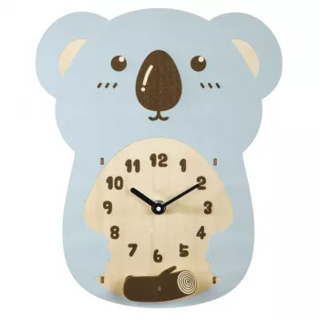 Hama Koala, zegar mechaniczny wahadłowy, Inny, Niebieski, Brązowy, Drewno