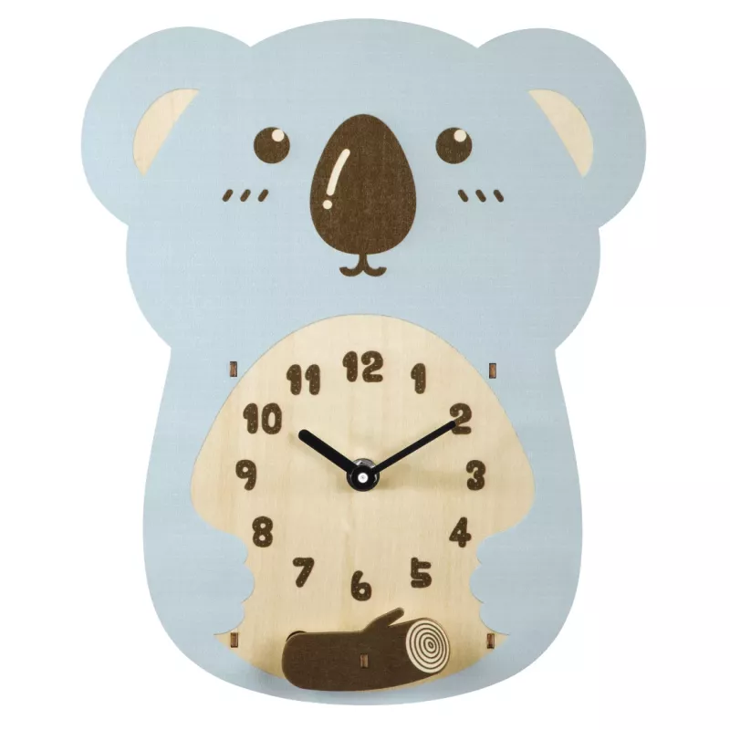 Hama Koala, zegar mechaniczny wahadłowy, Inny, Niebieski, Brązowy, Drewno