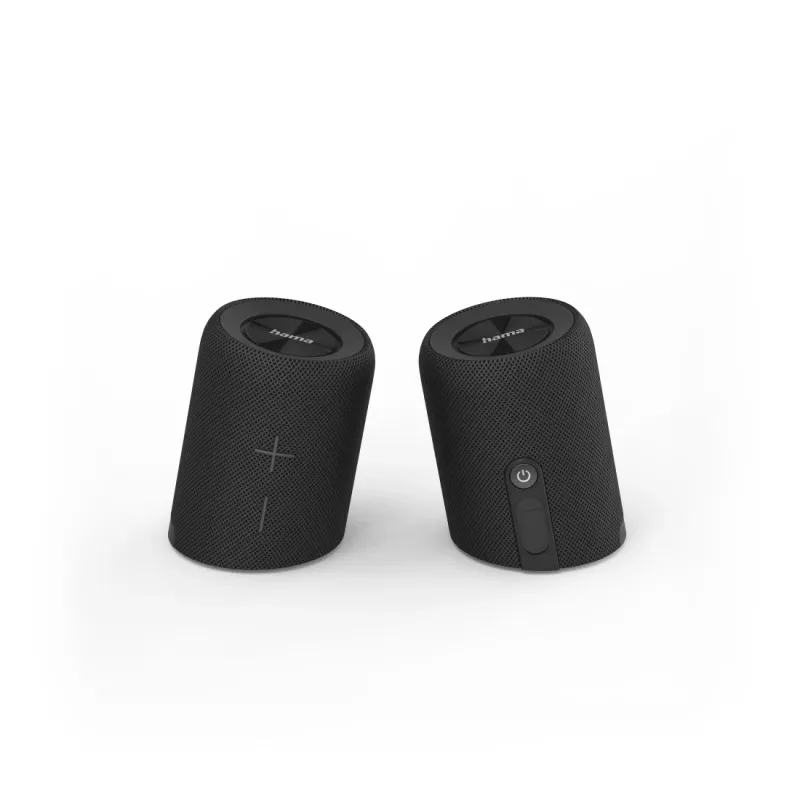 Hama Twin 3.0 przenośny głośnik stereo Czarny 30 W