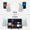 Hama Twin 3.0 Stereo przenośny głośnik Biały 30 W