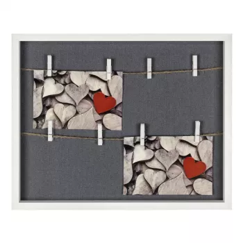 Ramka na wiele zdjęć HAMA Cavo — MDF, biała, 365×295 mm