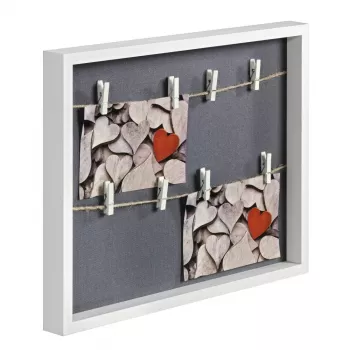 Ramka na wiele zdjęć HAMA Cavo — MDF, biała, 365×295 mm