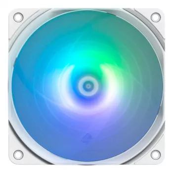 Wentylator obudowy 120 mm ARGB ZALMAN ZM-AF120R ARGB biały — 120 mm, podświetlenie ARGB, biała ramka