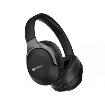Sandberg Wireless Travel Headset ANC+ENC, bezprzewodowy, połączenia/muzyka, 228 g, zestaw słuchawkowy, czarny