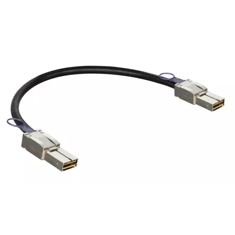 Kabel sieciowy D-Link CXP 120G, 0,5 m, CXP męski–CXP męski, czarny