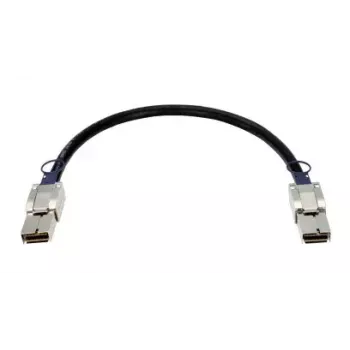 Kabel sieciowy D-Link CXP 120G, 0,5 m, CXP męski–CXP męski, czarny