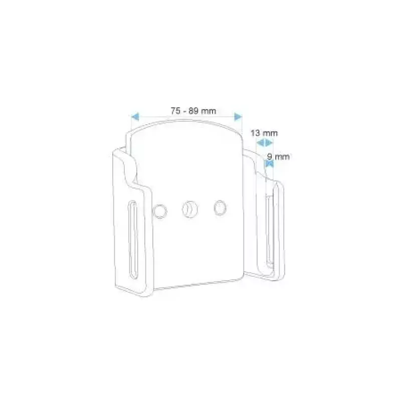 Pasywny uchwyt Brodit 511483 Telefon komórkowy/smartfon Czarny