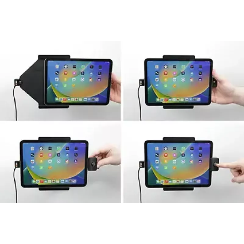 Aktywny uchwyt Brodit 736339 Tablet/UMPC Czarny Samochód Wewnątrz