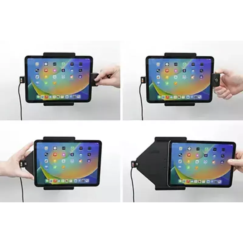Aktywny uchwyt Brodit 736339 Tablet/UMPC Czarny Samochód Wewnątrz