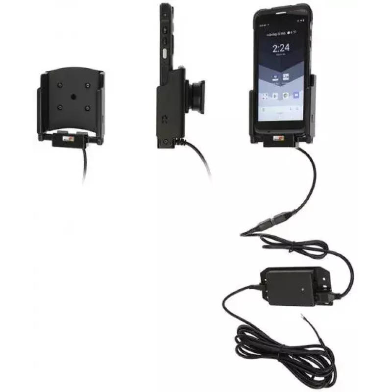 Aktywny uchwyt Brodit 713343 Mobilny komputer Smartfon Czarny