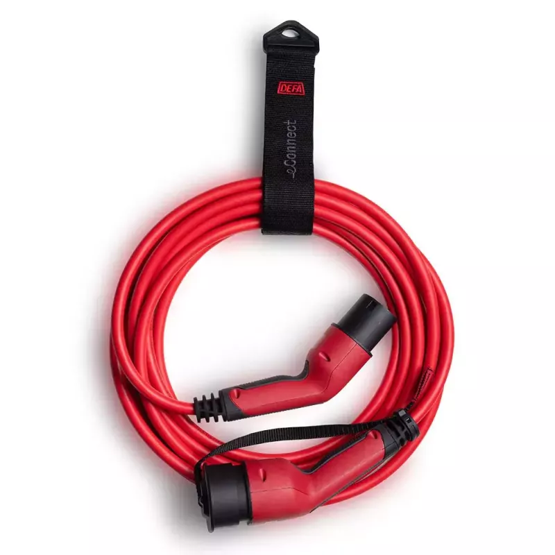 DEFA eConnect Czerwony Type 2 7,5m 13,8kW 20A 250V