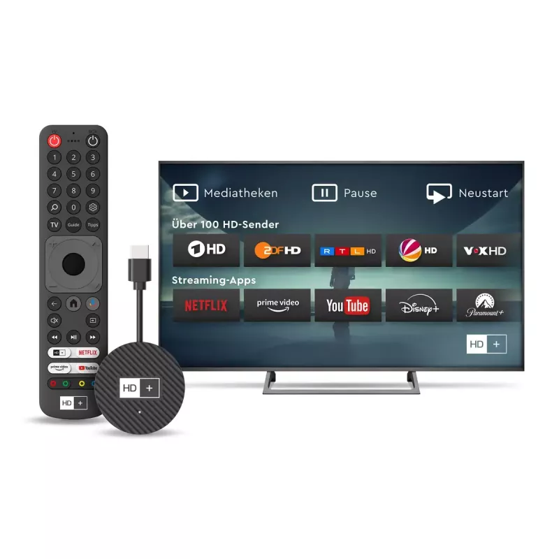 Klucz sprzętowy HD+ Smart TV HDMI 4K Ultra HD Android Czarny 32 GB