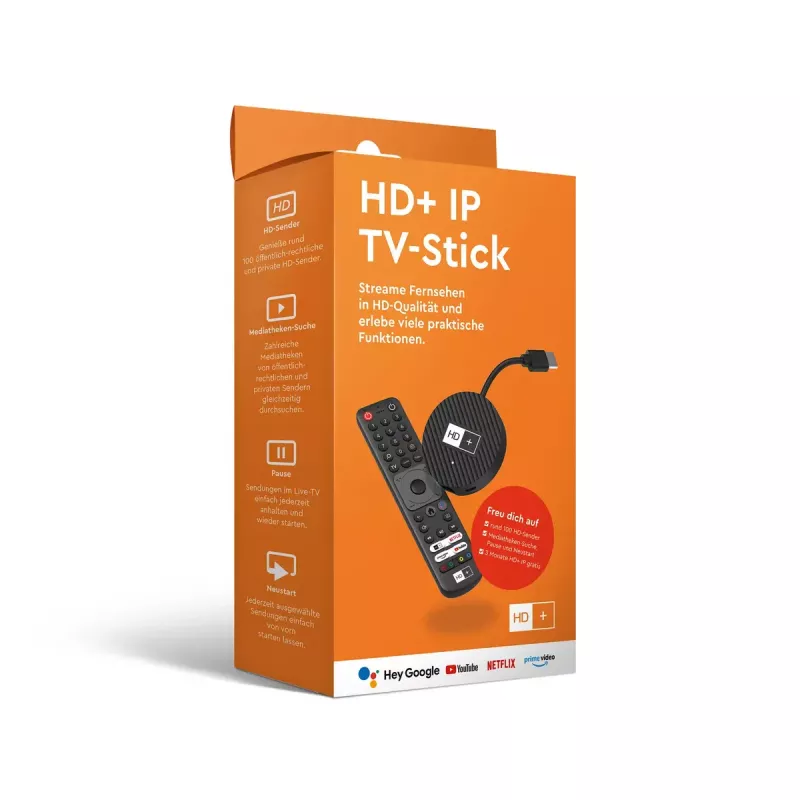 Klucz sprzętowy HD+ Smart TV HDMI 4K Ultra HD Android Czarny 32 GB