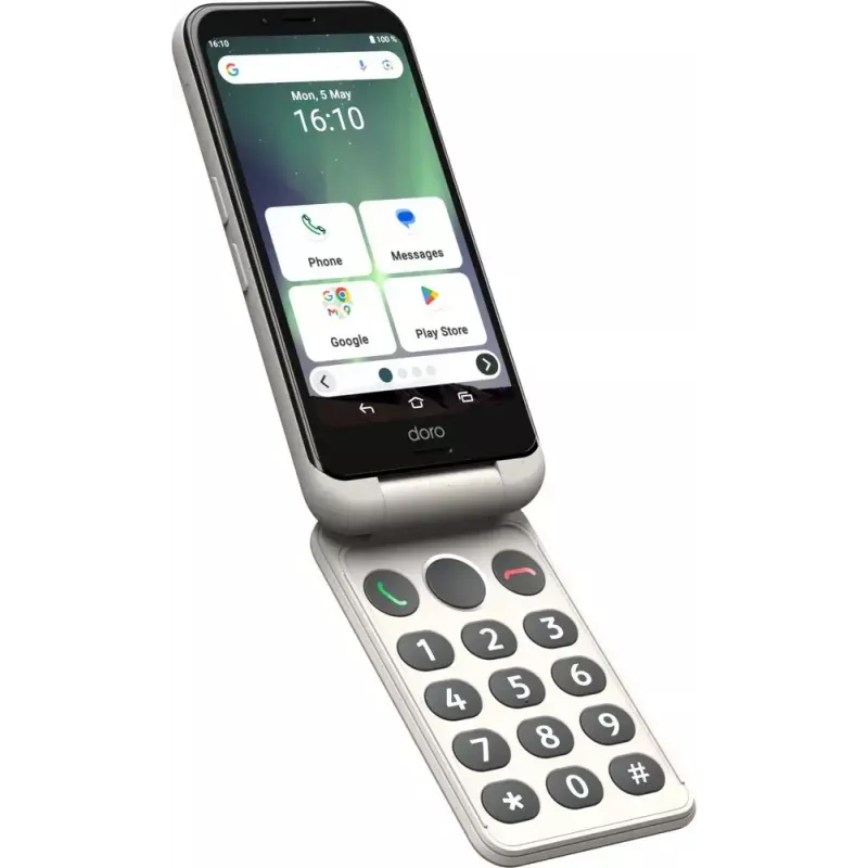 Smartfon Doro Aurora A20 4.5 cala 4 GB 64 GB Czarny Biały