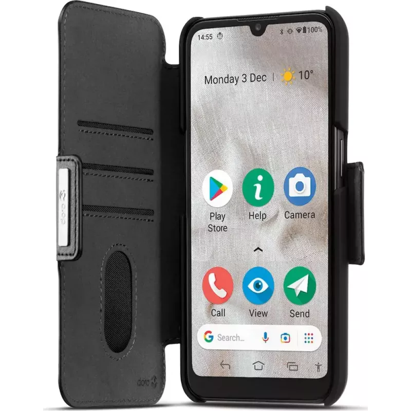 Etui na telefon Bigben Connected DOROFOLIO8100N czarne, do Doro 8100/8110