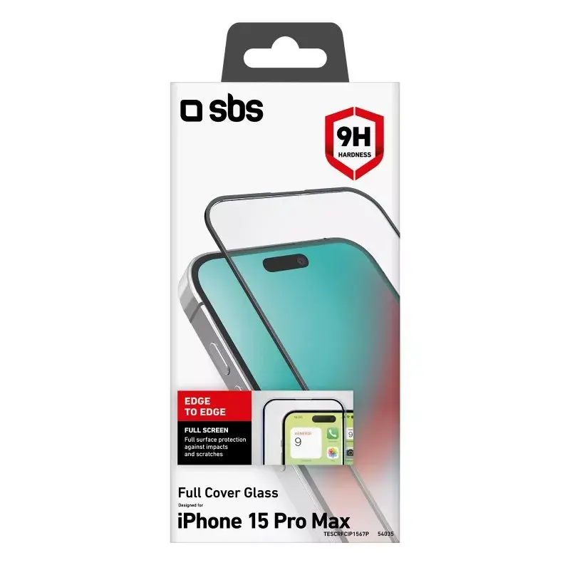 Szkło ochronne SBS TESCRFCIP1567P do iPhone 15 Pro Max przezroczyste