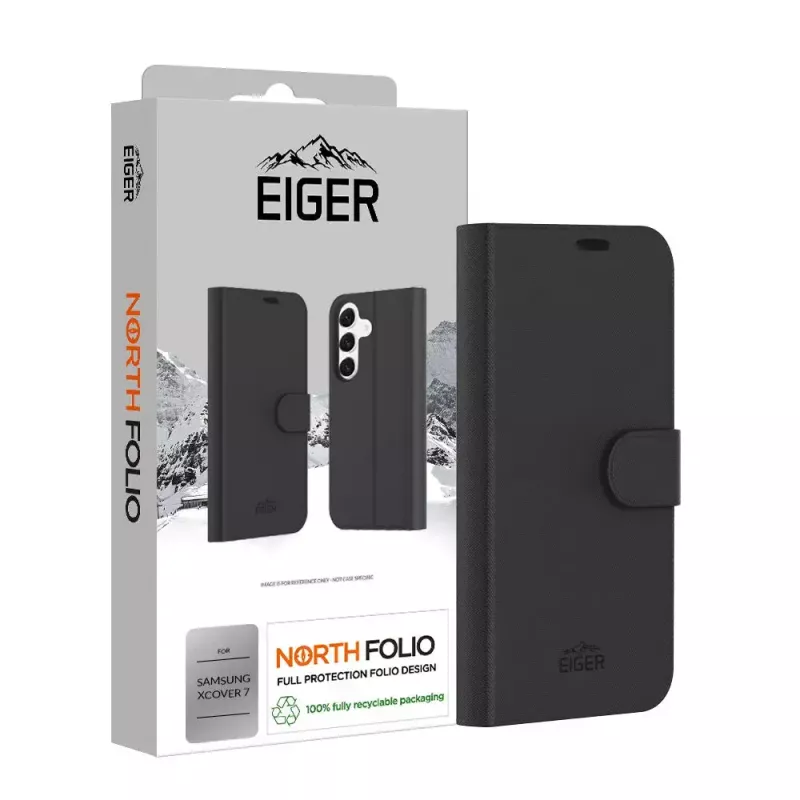 Etui portfelowe EIGER EGCA00591 do Samsung Galaxy Xcover7 16,8 cm czarne