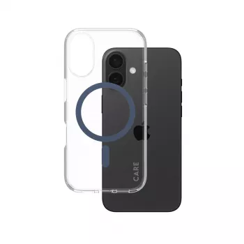 Cover PanzerGlass CARE by Flagship etui Transparent Urban Combat niebieski MagSafe iPhone '24 6.1 inch