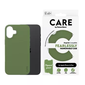 PanzerGlass CARE™ by ® Case zielony z MagSafe iPhone 16 Plus