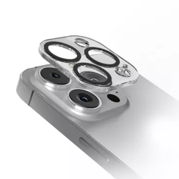 Ochraniacz ekranu i obiektywu aparatu SBS TECAMGLIP16PK do iPhone 16 Pro/Pro Max Odporny na zarysowania Przezroczysty