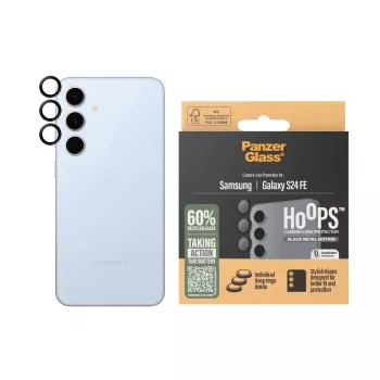 PanzerGlass ® Hoops® Osłona obiektywu aparatu Czarny Samsung Galaxy S24 FE