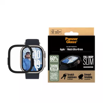 PanzerGlass ® Case Full Body cienki Czarny Apple Watch Ultra 3 | Ultra 2 | Ultra | 49mm