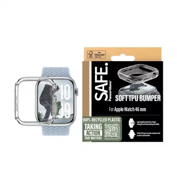 PanzerGlass SAFE. by ® TPU Bumper Transparent Apple Watch Series 11 | 10 | 46mm